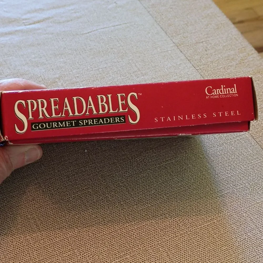 Spreadables Gourmet Spreaders Set of 4 Stainless Steel Cheese Spread Knives
